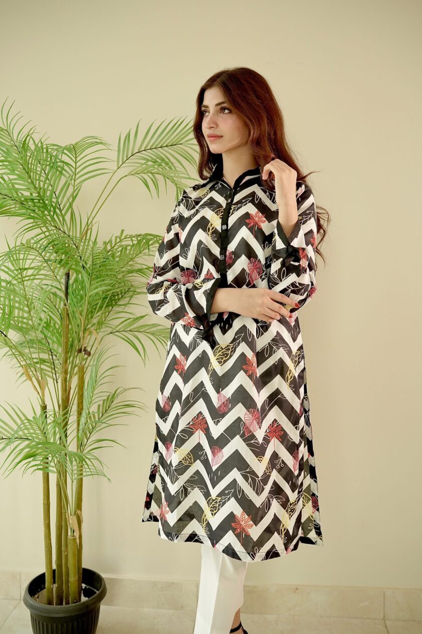 Zig Zag Black - Kurti - 1P