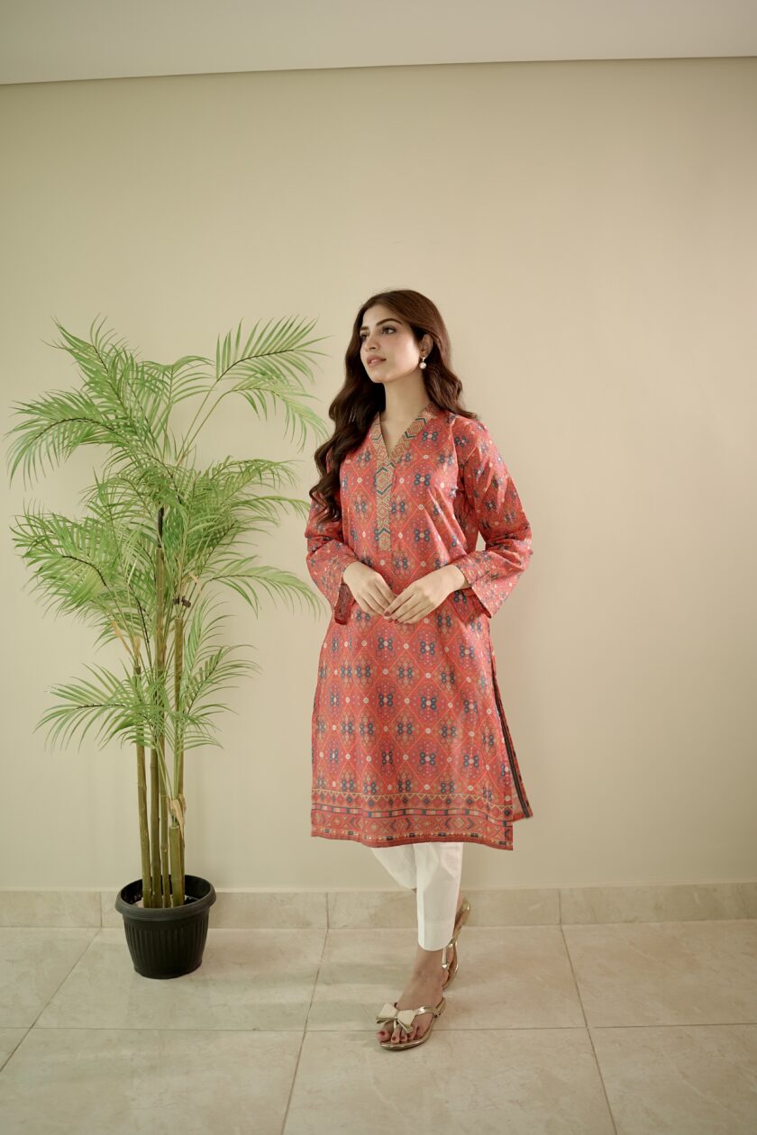Dark Coral - Kurti - 1P