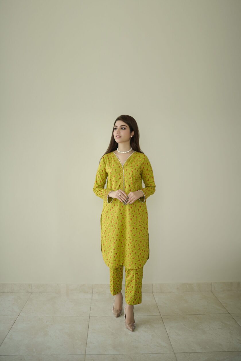 Printed  Spring - Daily Wear Pret - 2P - Image 2