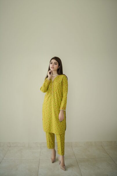 Printed  Spring - Daily Wear Pret - 2P