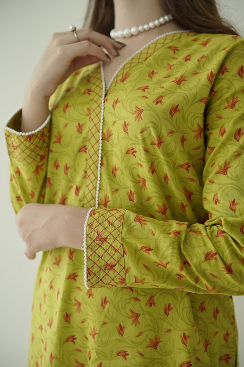 Printed  Spring - Daily Wear Pret - 2P - Image 3