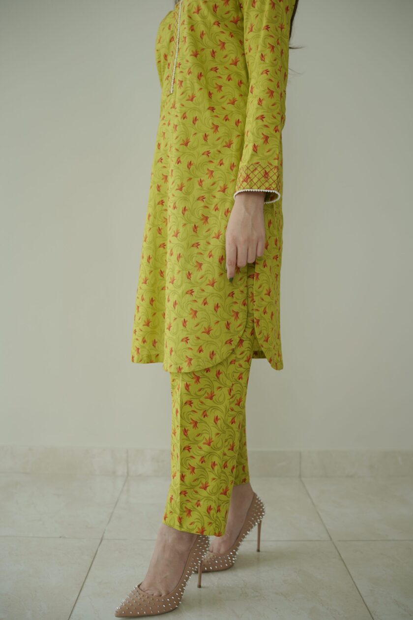 Printed  Spring - Daily Wear Pret - 2P - Image 4